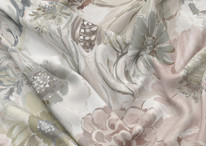 Spring Garden, Dusky Rose - Made to Measure Curtains - Image 4